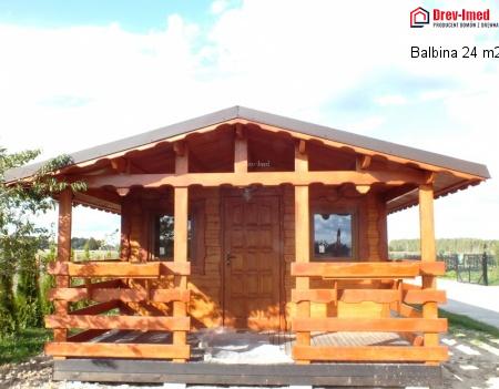Dom drewniany Balbina 24 m2 + taras 8,8 m2